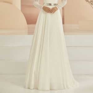 Jupe en mousseline de soie - Robe de mariée celtique sur mesures en Essonne et en France - Robe de mariée Ecossaise en tartan. Artisanat Français, O fil du temps.