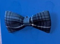 Nœud papillon en tartan - Robe de mariée celtique sur mesures en Essonne et en France - Robe de mariée Ecossaise en tartan. Artisanat Français, O fil du temps.